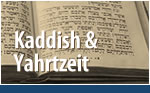 Kaddish & Yahrtzeit
